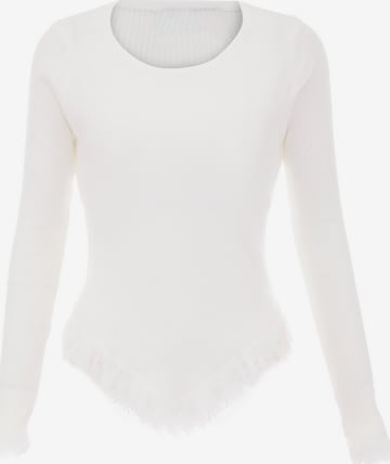COBIE Sweater in White: front