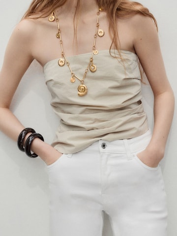 MANGO Regular Jeans 'SIENNA' in White