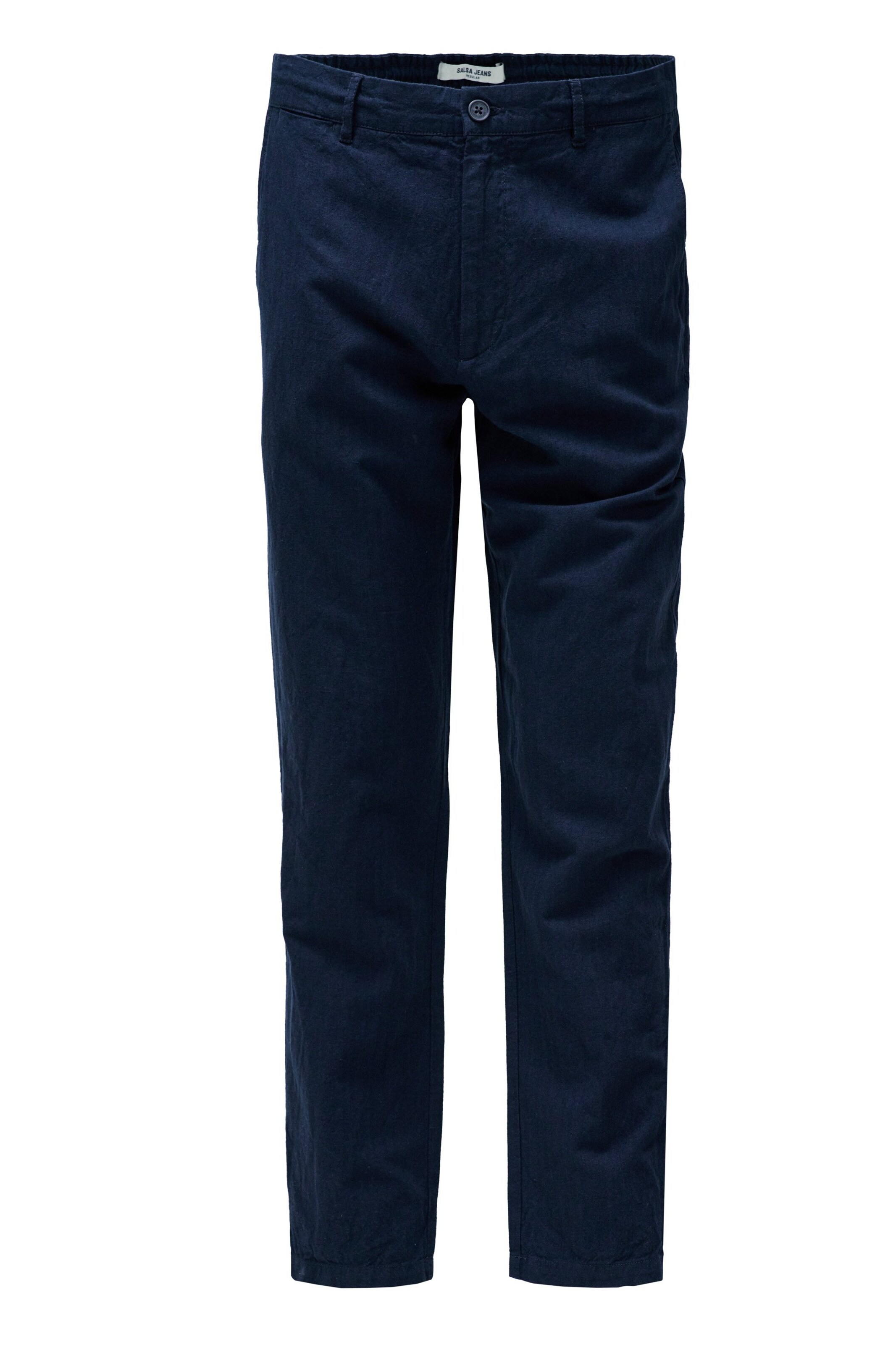Salsa Jeans Regular Chino in Blauw: voorkant