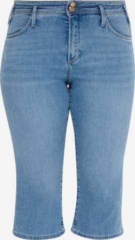 s.Oliver Slimfit Jeans in Blauw: voorkant