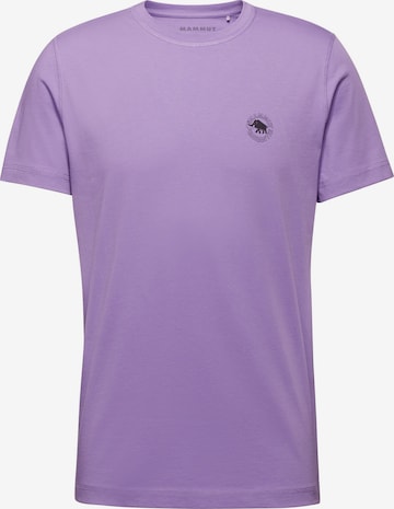 MAMMUT T-Shirt ‘Core’ in Lila: Vorderseite