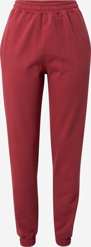 Public Desire Tapered Bukser i rød: forside