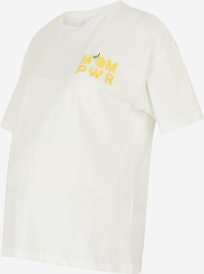 Marškinėliai 'MLFERIDA' iš MAMALICIOUS, spalva – brokato spalva / citrinos spalva / žalia / balta, Prekių apžvalga