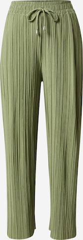 Hailys Zvonové kalhoty Kalhoty 'Loretta' – zelená: přední strana