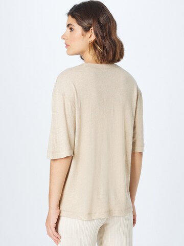 Gina Tricot T-Shirt 'Ester' in Beige