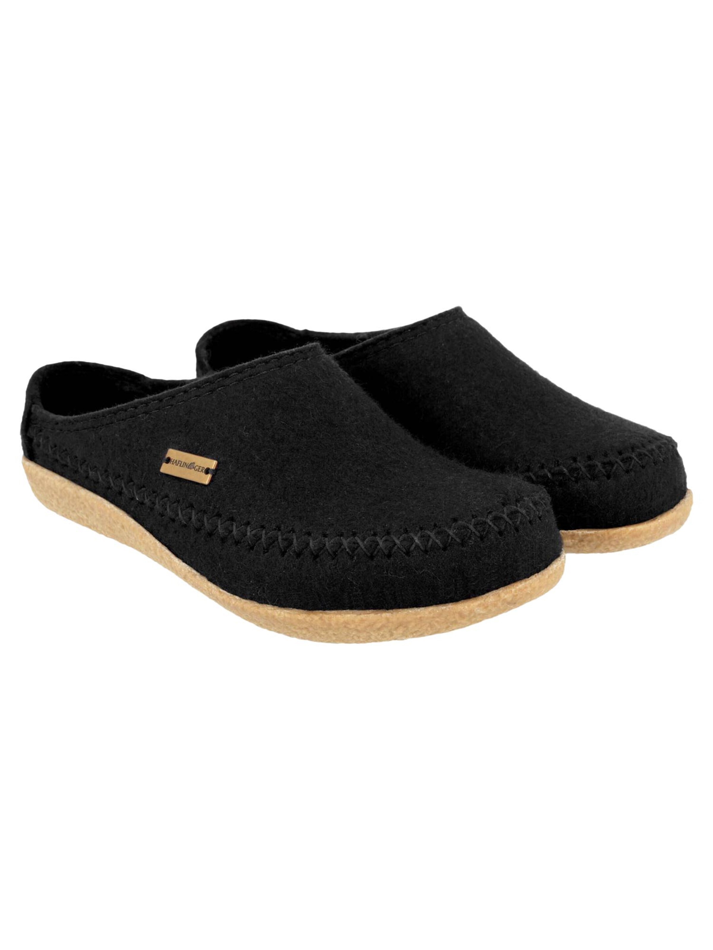 HAFLINGER Slipper 'Blizzard Credo' in Black