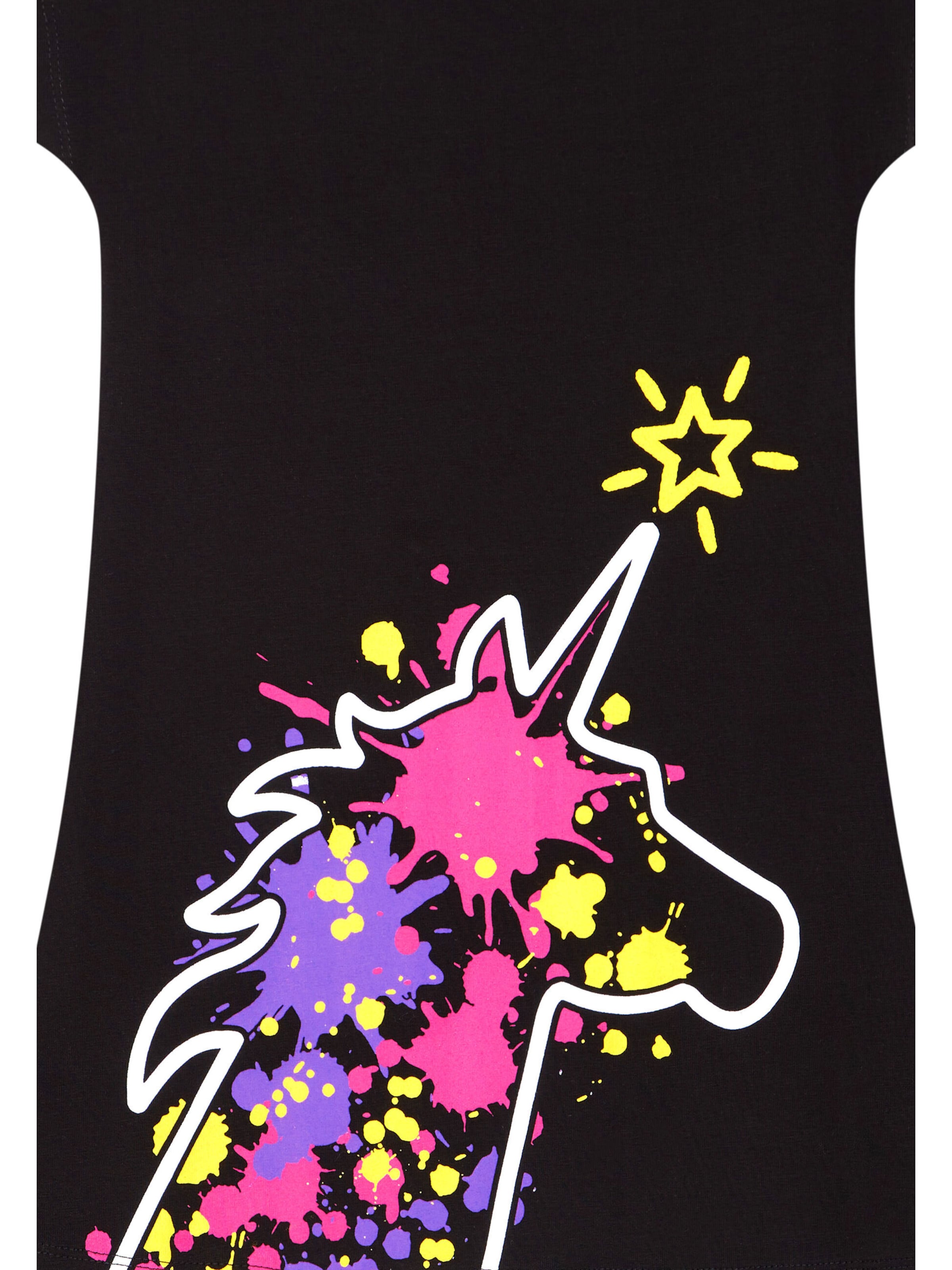 Denokids Dress 'Unicorn Splash' in Black