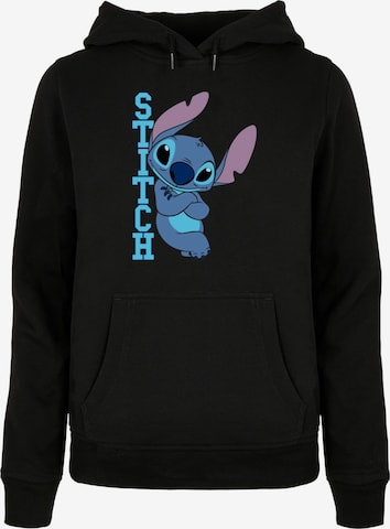 ABSOLUTE CULT Sweatshirt 'Lilo And Stitch - Posing' in Zwart: voorkant