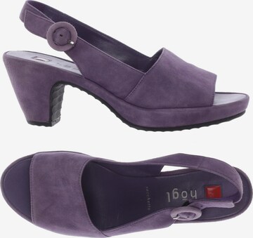 Högl Sandals & High-Heeled Sandals in 37,5 in Purple: front