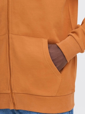 BLEND - Sudadera con cremallera ' BHLobal ' en marrón