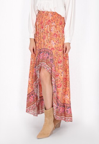 usha FESTIVAL Skirt 'Festival' in Orange: front