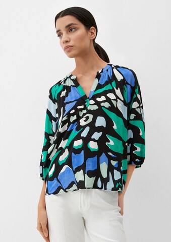 s.Oliver Blouse in Zwart: voorkant