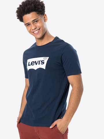 LEVI'S ® Regular Shirt 'Housemark Graphic Tee' in Blue: front