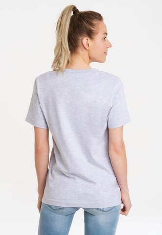 LOGOSHIRT Shirt 'Dirty Harry - Nice To Meet You' in Grijs