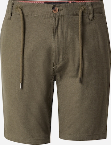 Pantalon chino 'Caro' INDICODE JEANS en vert : devant