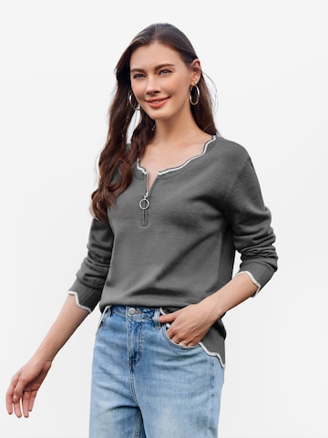 Imily Bela Neulepaita värissä harmaa: etupuoli