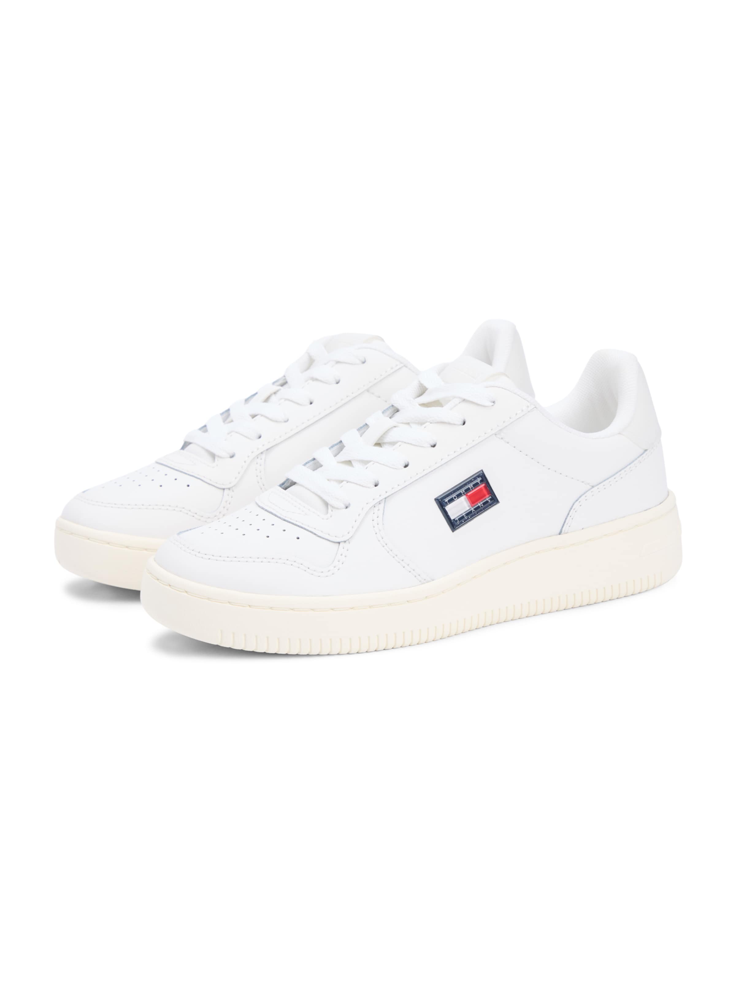 Sneaker low 'BASKET' de la Tommy Jeans pe alb