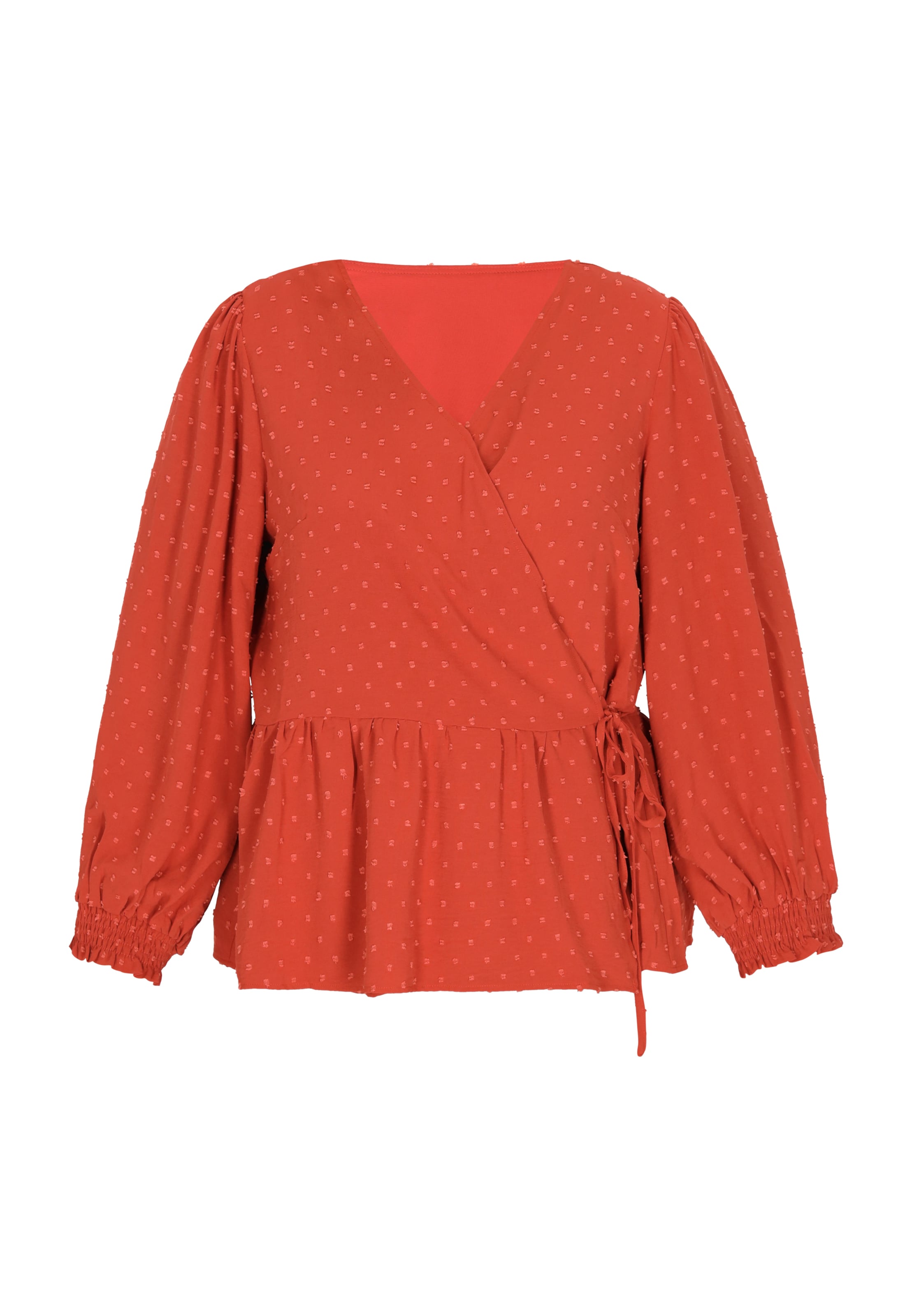 Usha Bluse in Orange: Vorderseite