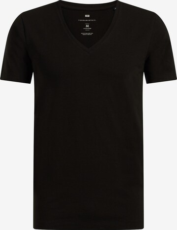 T-Shirt WE Fashion en noir : devant