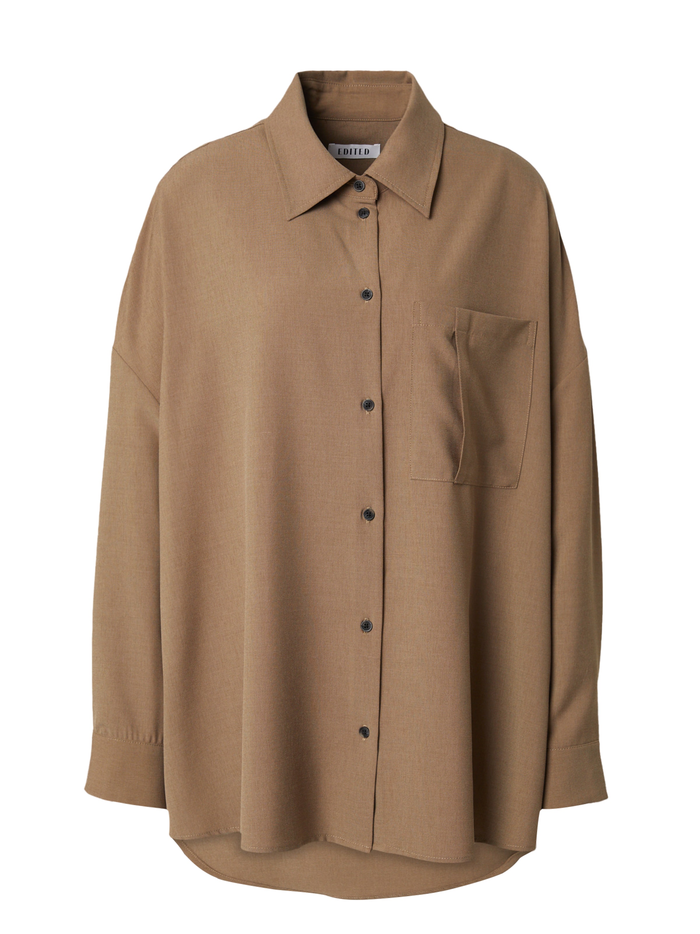 EDITED Μπλούζα 'Umeko' σε καφέ, Άποψη προϊόντος