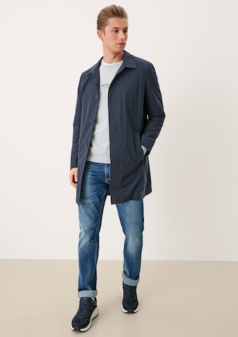 s.Oliver Between-Seasons Coat in Blue