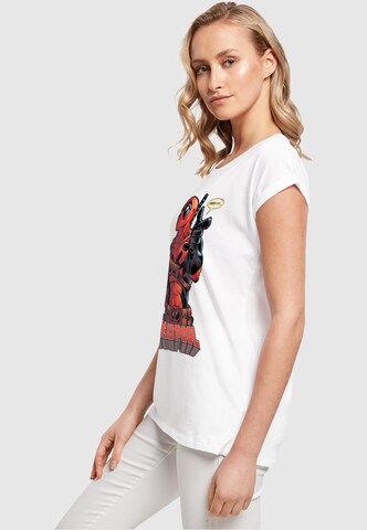 ABSOLUTE CULT T-Shirt 'Deadpool - Hey You' in Weiß