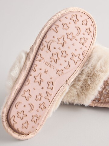 Pantoufle 'Sequin' Next en beige