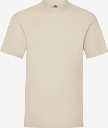 FRUIT OF THE LOOM Shirts 'T-shirt' i beige: forside