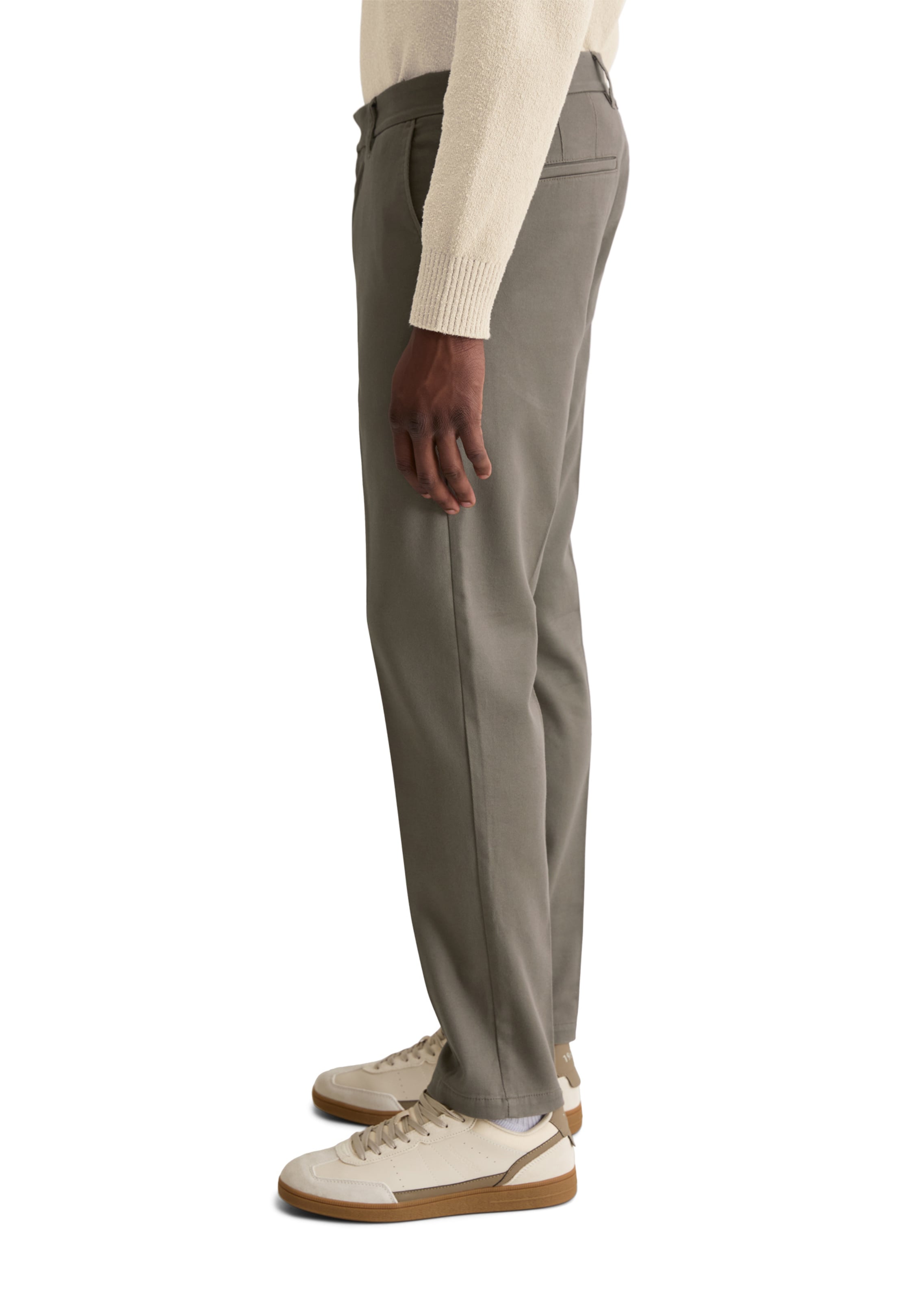 Marc O'Polo Regular Chinohose 'Osby' in Braun