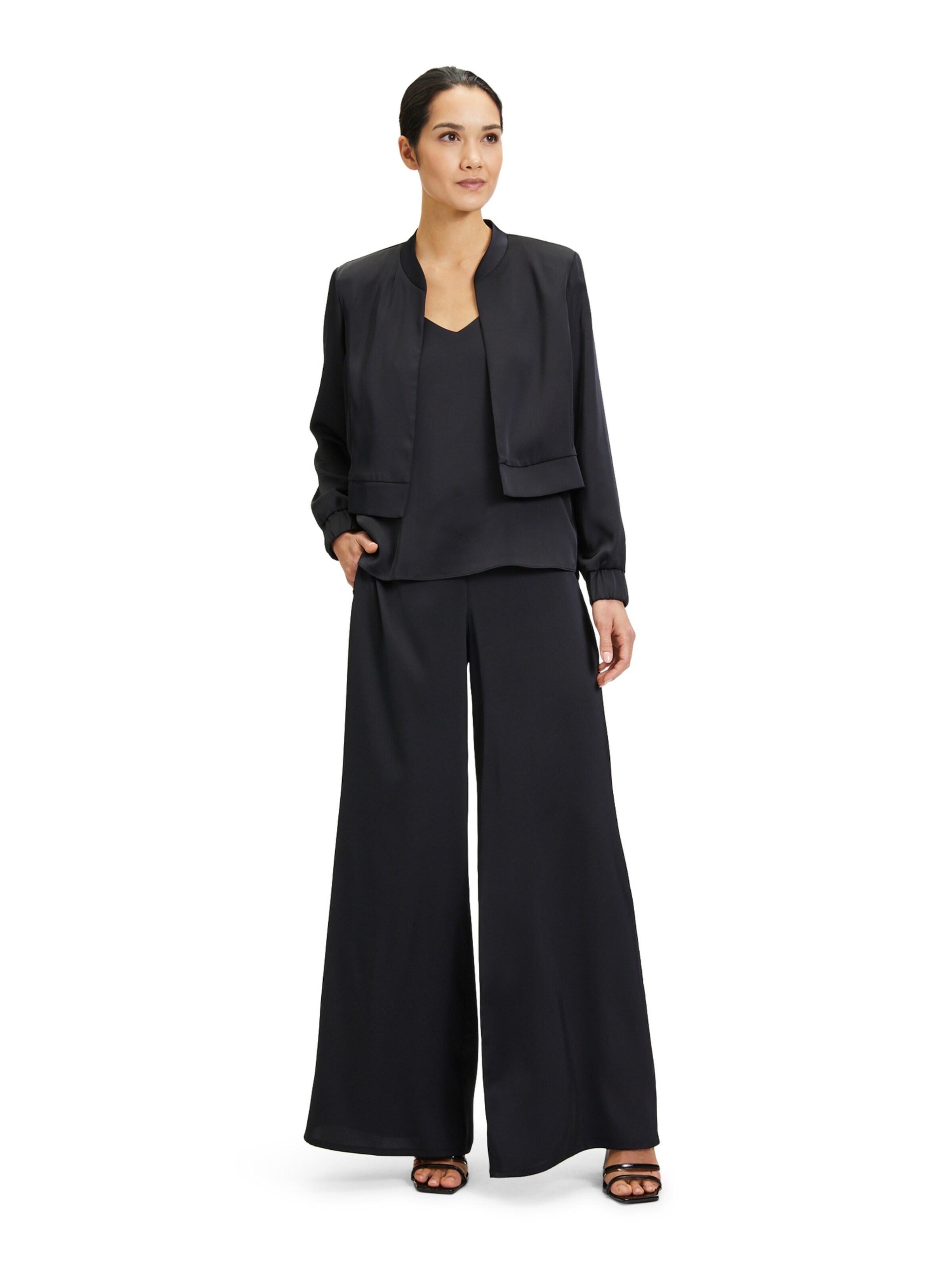 Vera Mont Loosefit Hose in Schwarz