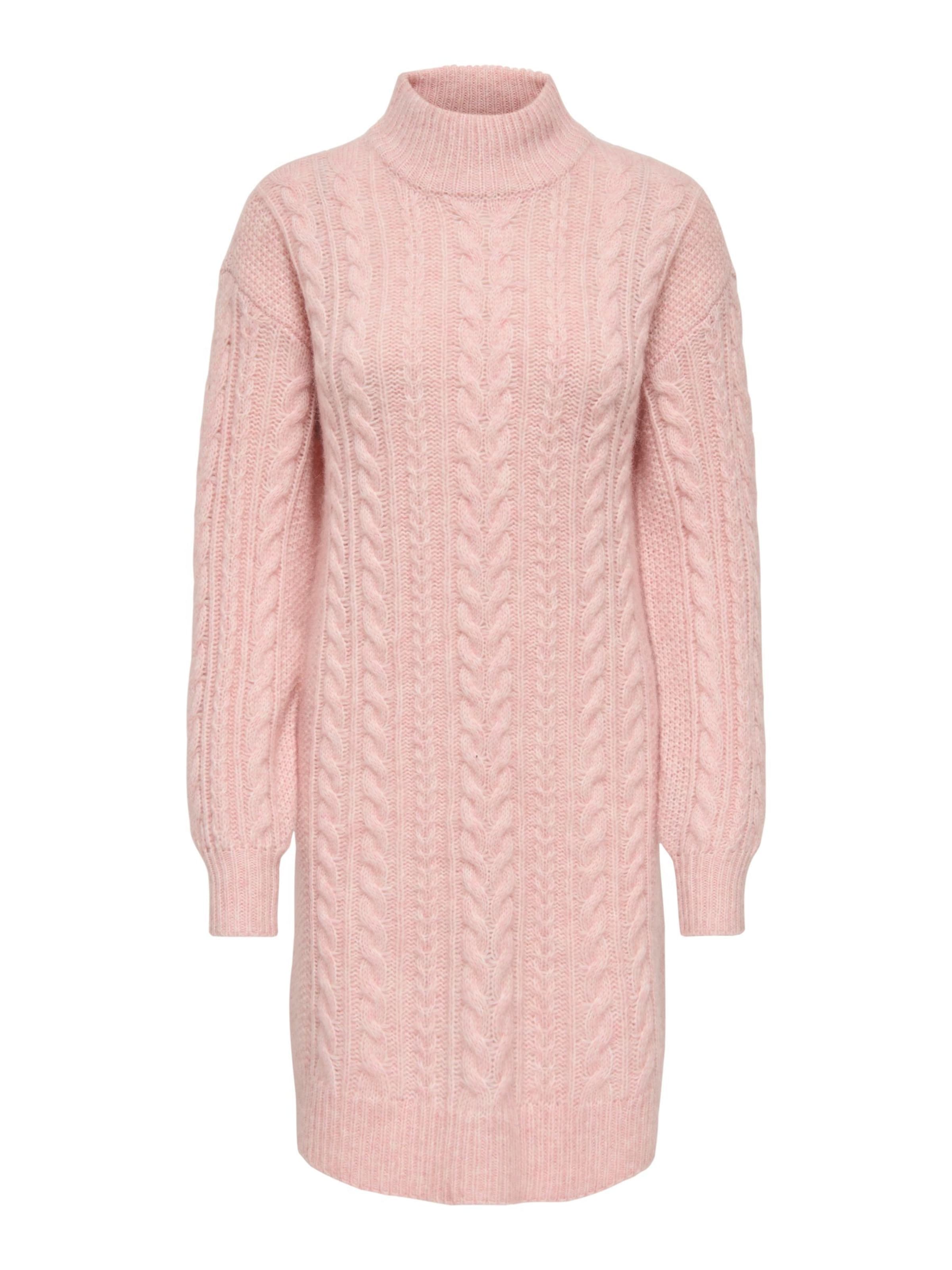 ONLY Strikkjole 'IDA' i pink: forside