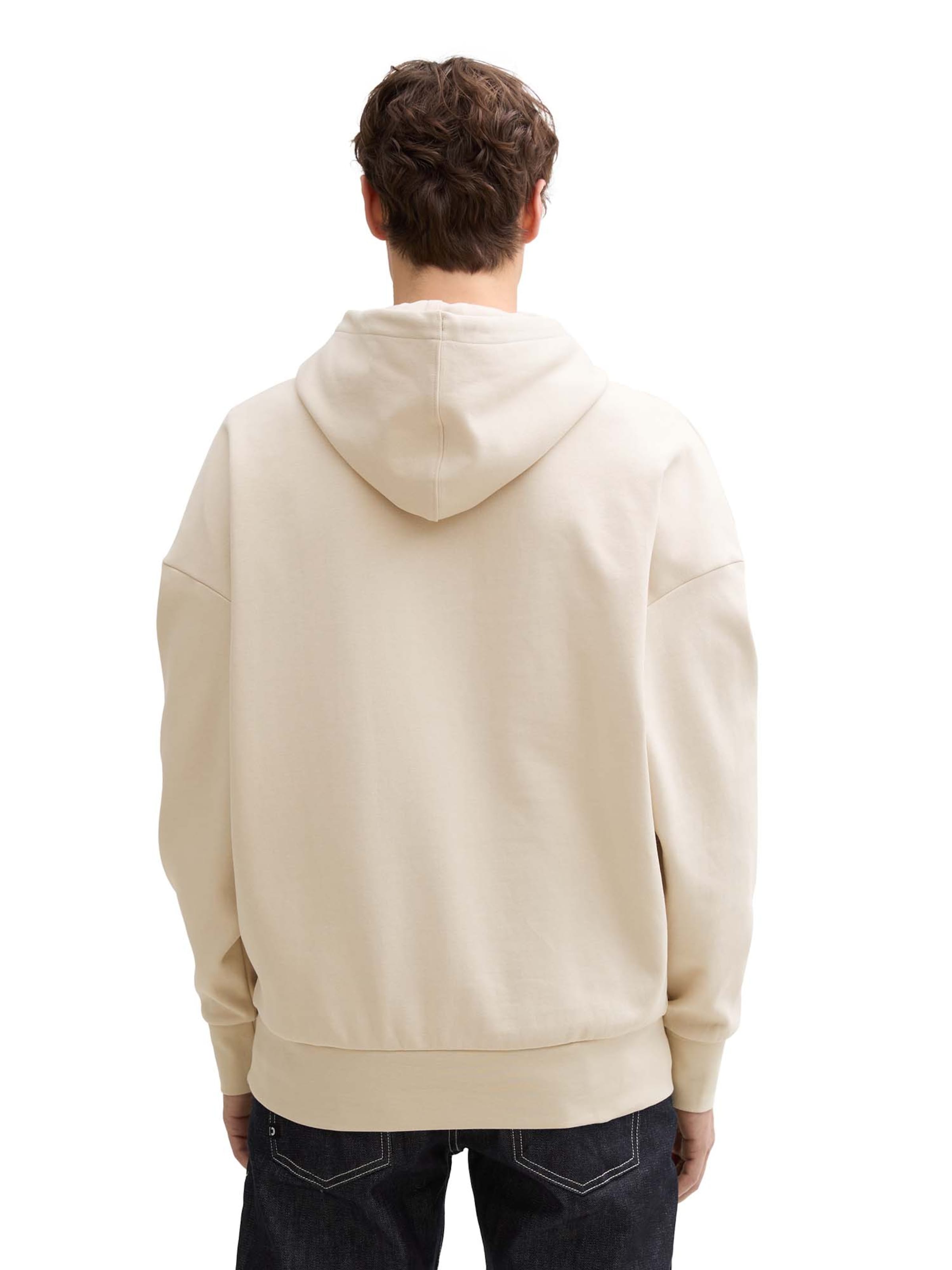 TOM TAILOR DENIM Sweatshirt in Beige