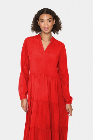 SAINT TROPEZ Shirt dress 'EdaSZ' in Red