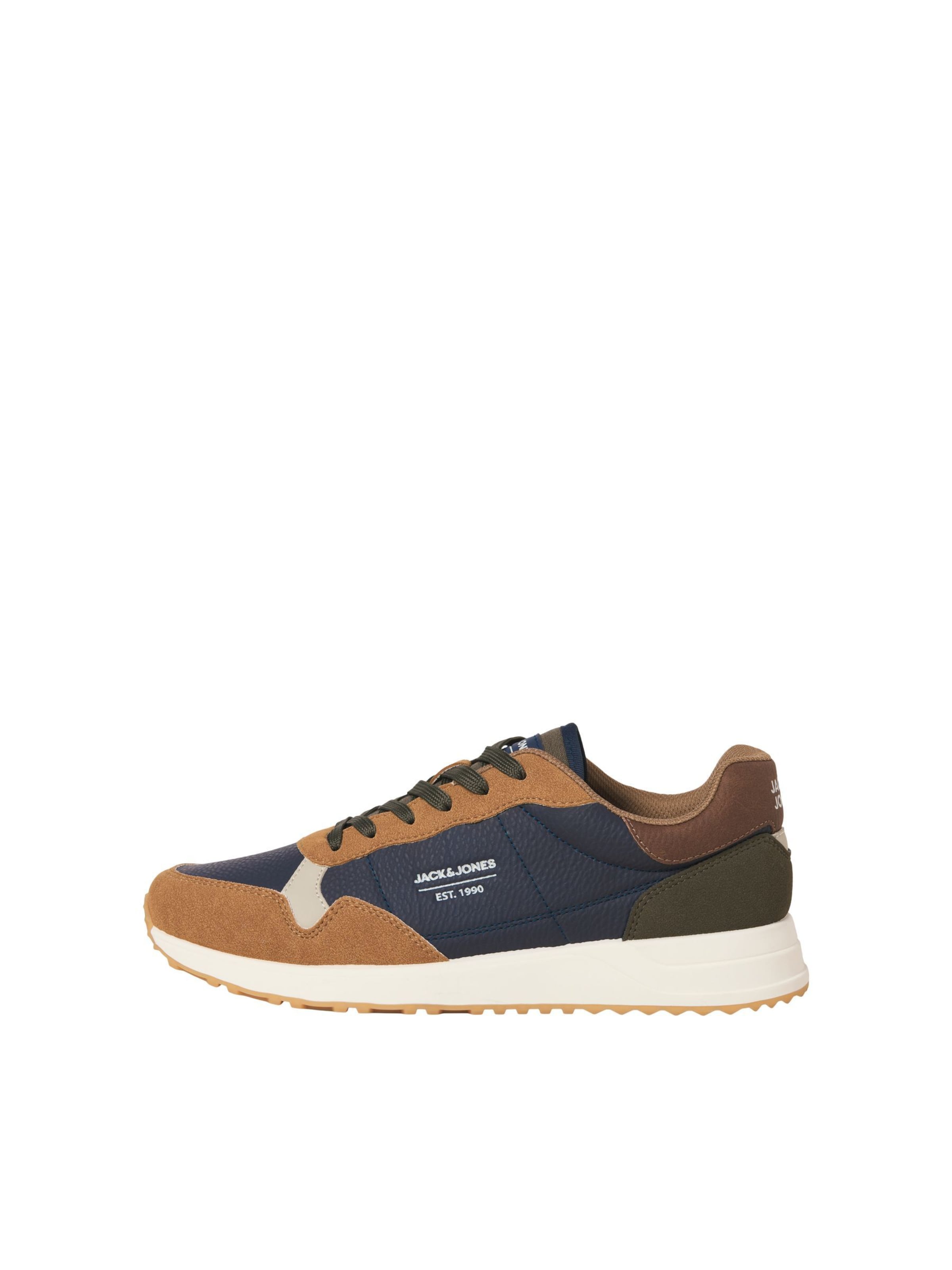 JACK & JONES Sneakers laag in Bruin: voorkant