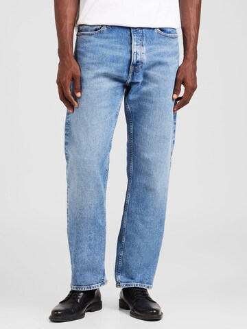 Calvin Klein Jeans Loosefit Jeans i blå: framsida