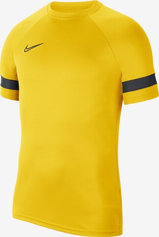 Maglia funzionale 'Academy 21' di NIKE in giallo: frontale