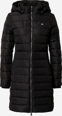 Tommy Jeans Płaszcz zimowy w kolorze czarny: przód