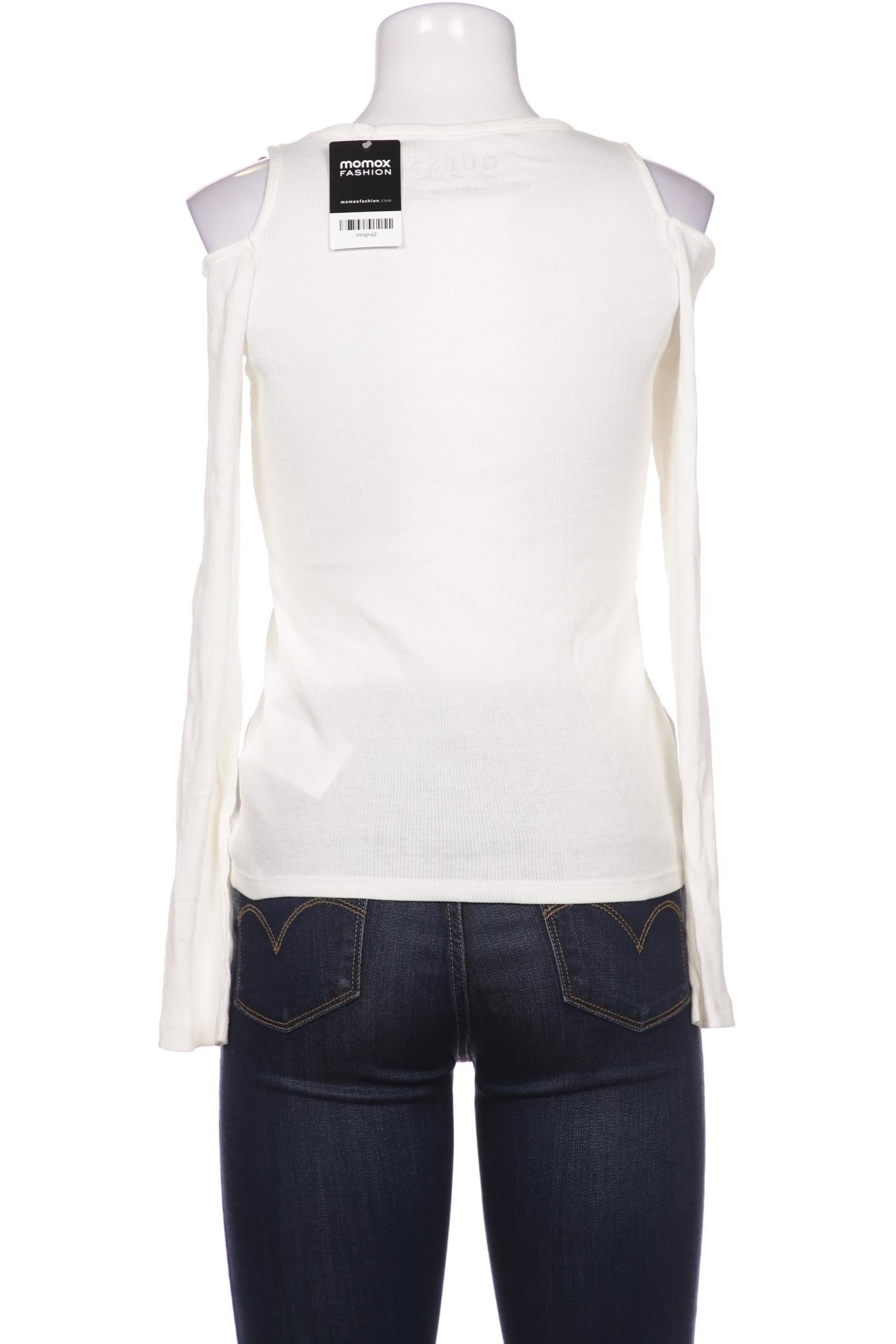 GUESS Langarmshirt M in Weiß
