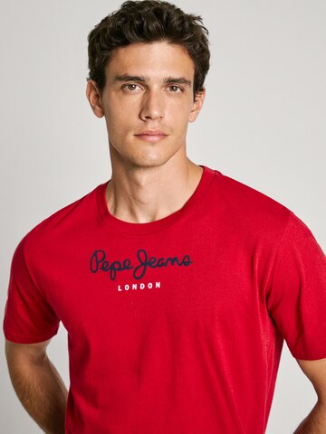 Maglietta 'Eggo' di Pepe Jeans in rosso