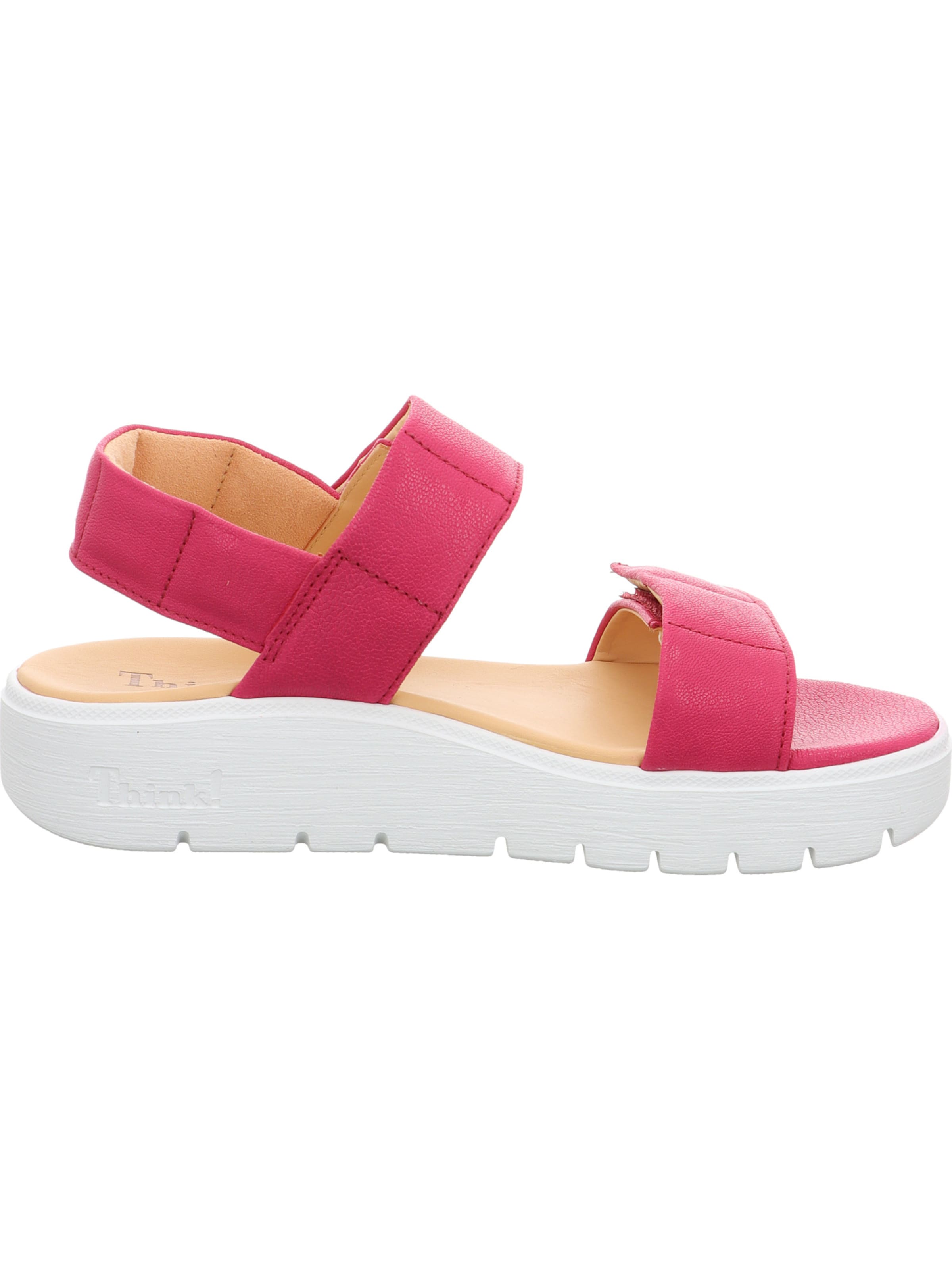 THINK! Strap Sandals 'Sing Light' in Pink