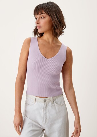 Tops en tricot s.Oliver en violet : devant