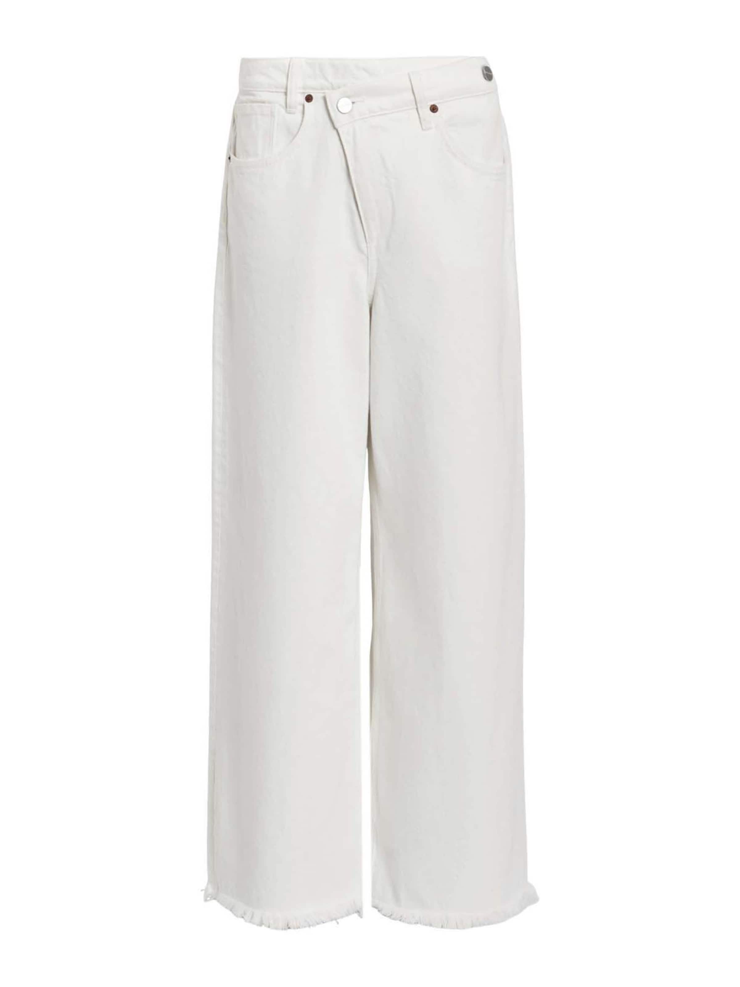 AllSaints Wide leg Jeans 'AKI' in White: front