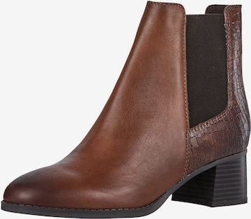 MARCO TOZZI Chelsea boots in Bruin: voorkant