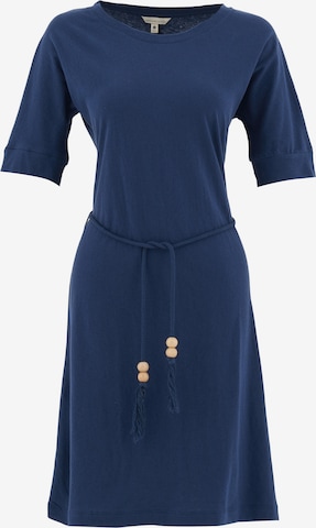 Organication Kleid in Blau: Vorderseite