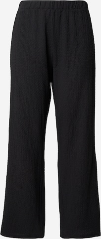 juoda PIECES Curve Plačios klešnės Kelnės 'PCJAMAL': priekis
