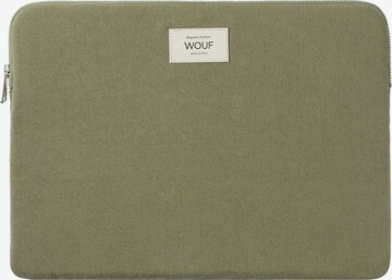 Wouf Laptop Bag in Green: front