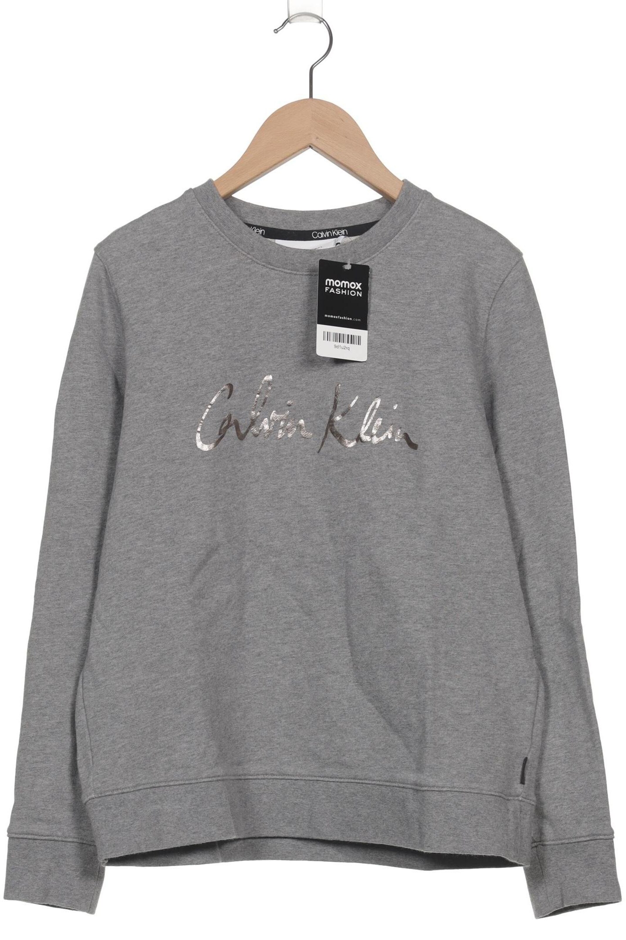 Calvin Klein Sweatshirt & Zip-Up Hoodie in L in Grey: front
