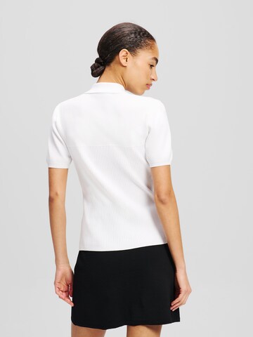 Pull-over Karl Lagerfeld en blanc