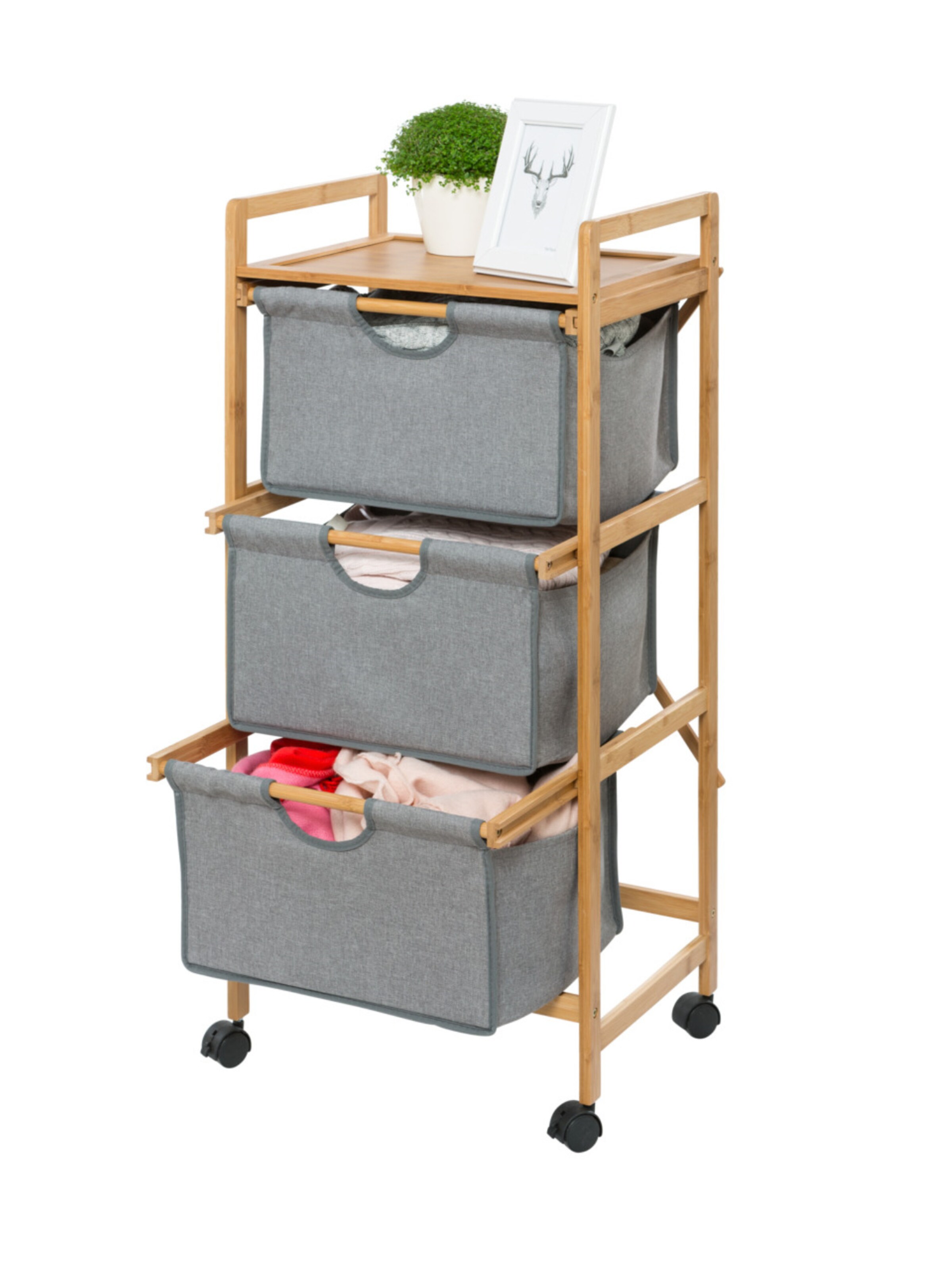 Wenko Shelf 'Bahari' in Grey