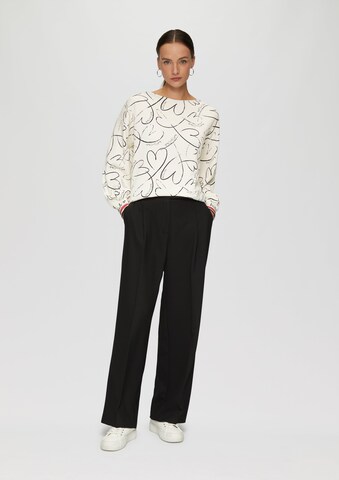 s.Oliver BLACK LABEL Sweatshirt i beige: framsida